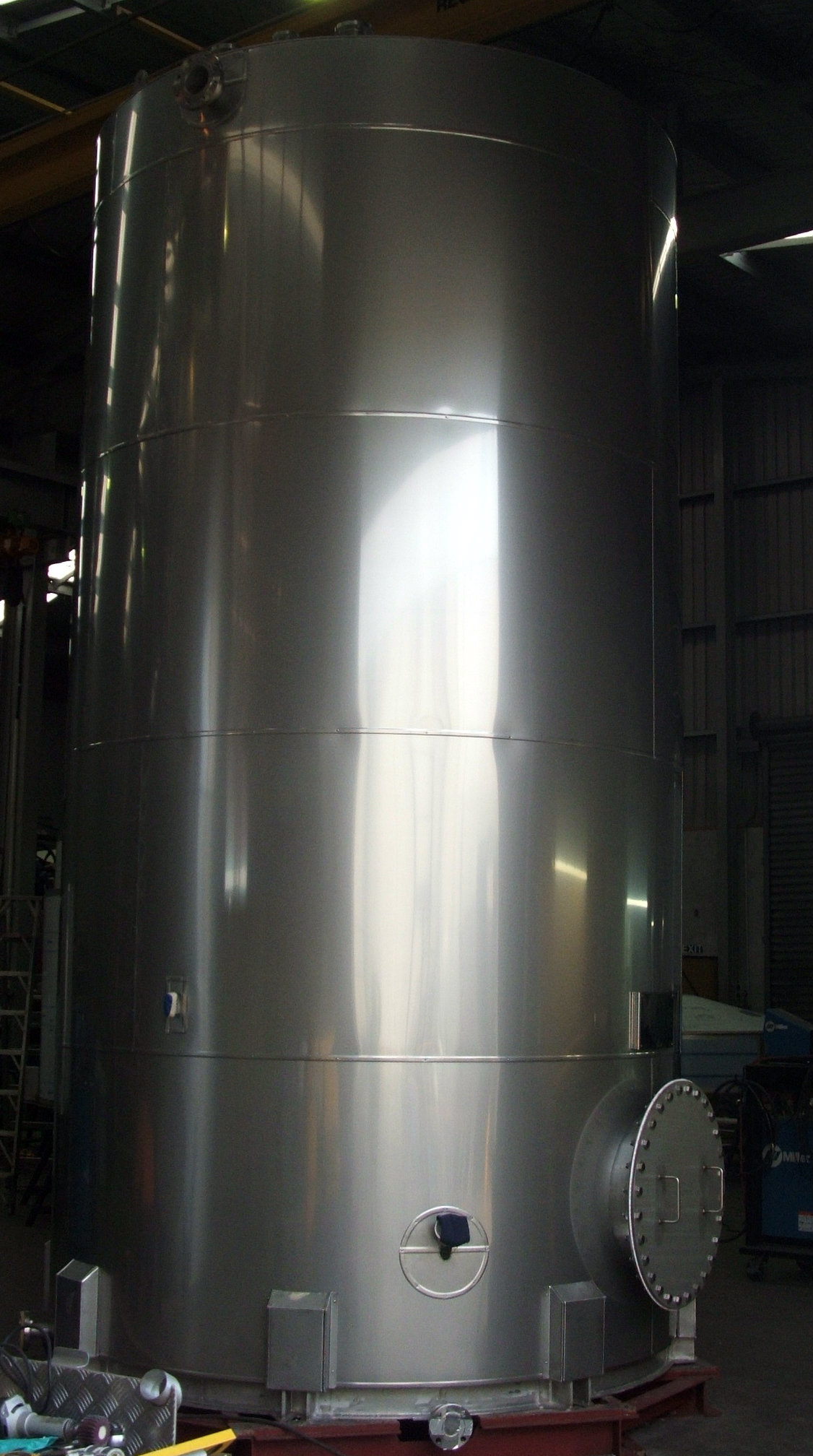 2 x 20,000 litre Stainless Steel Tanks @ Tasmanian Dairy
